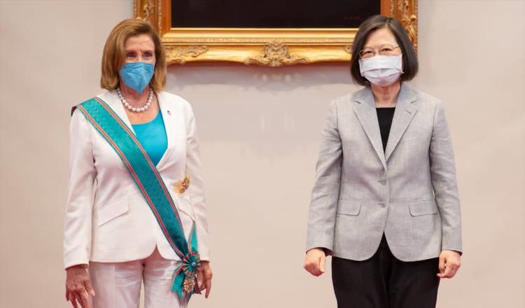 China anuncia sanciones contra Nancy Pelosi, por visita a Taiwán