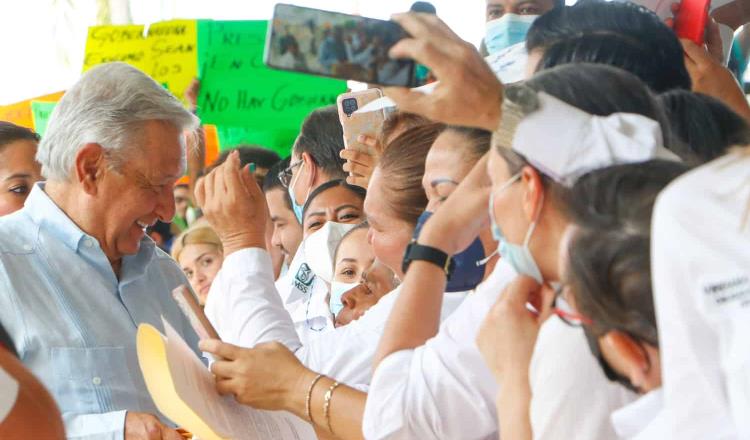 Sostiene AMLO que en basificación de trabajadores de la salud no habrá influyentismo de líderes sindicales ‘charros’