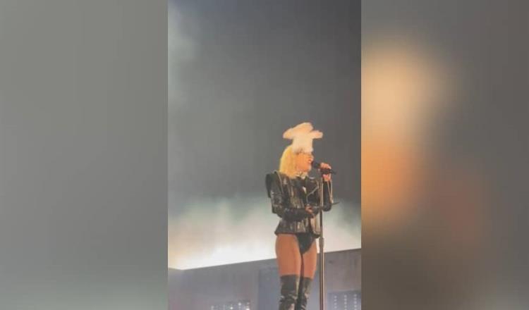 [VIDEO] Llega el Dr. Simi a concierto de Lady Gaga; la golpean en la cara con peluche