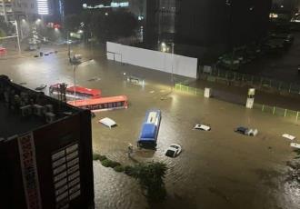 [VIDEO] Corea del Sur sufre inundaciones por fuertes lluvias