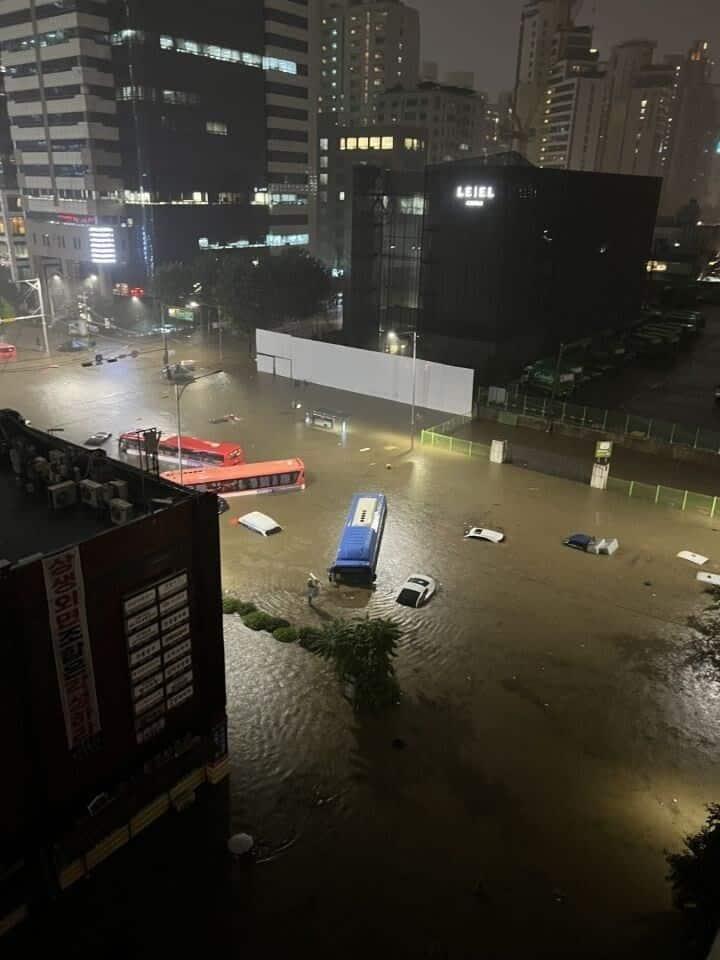 [VIDEO] Corea del Sur sufre inundaciones por fuertes lluvias