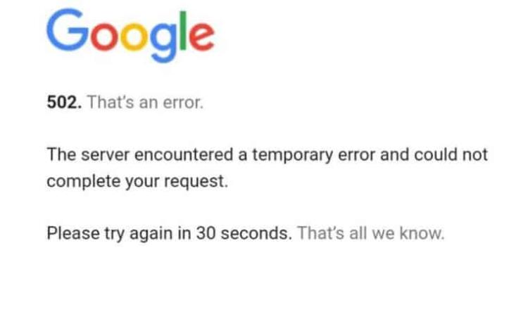 Se cae el buscador Google y afecta a miles de usuarios