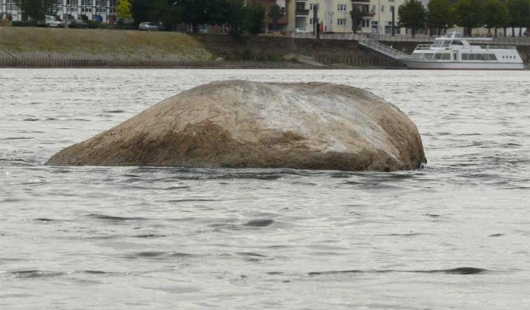 Sequía en Europa deja al descubierto las “piedras del hambre” en el río Rin