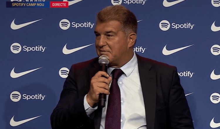 Asegura Laporta que dejará de hablar de Messi