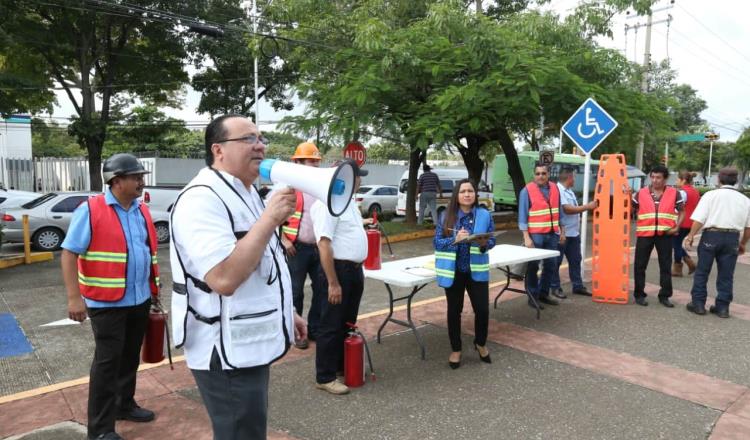 ¡No corro, no grito, no empujo! Tabasco presente en Simulacro Nacional del 19 de septiembre