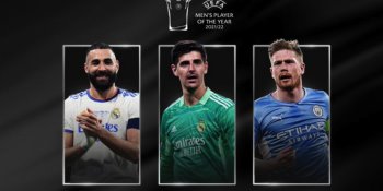 Benzema, Courtois y De Bruyne, nominados al Jugador del Año de la UEFA