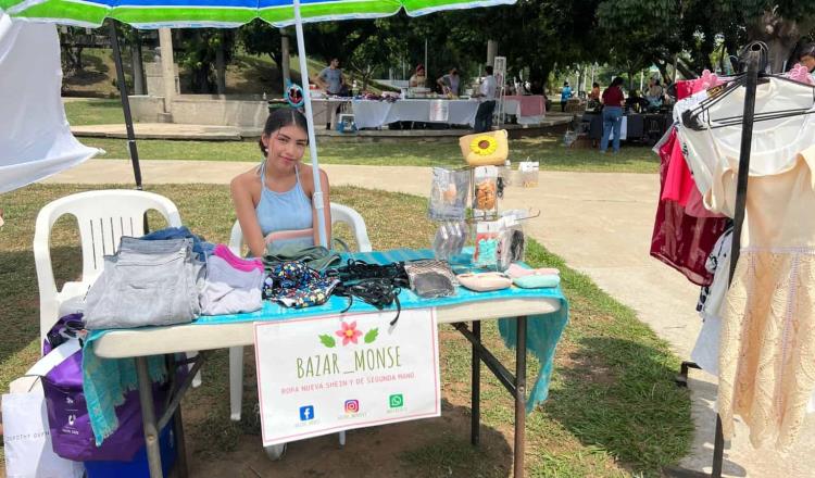 Jóvenes tabasqueños impulsan economía local con “Expo” en el Parque La Choca