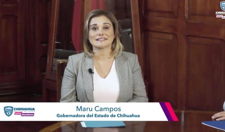 Maru Campos se ausentará del Gobierno pese a  jornada violenta en Ciudad Juárez