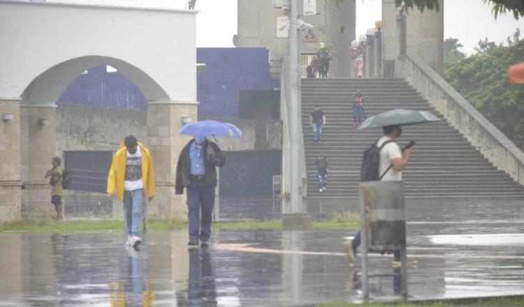 Cerrará la semana con lluvias fuertes en Tabasco