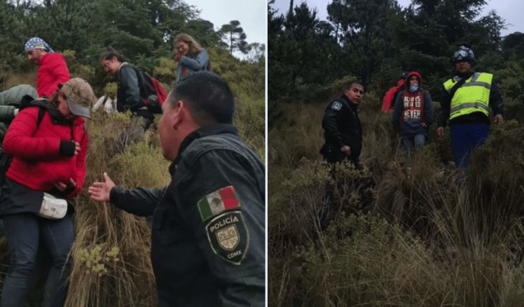 “Estamos perdidos”: Rescatan a 14 personas en el Pico del Águila en la CDMX