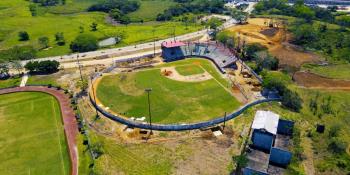 Macuspana da mantenimiento a estadio de beisbol para juegos Conade 2023