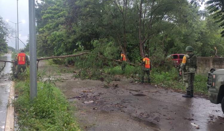 Onda tropical 23 provoca inundaciones en Quintana Roo