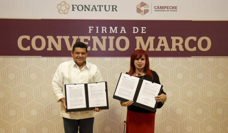 Fonatur firma convenio de colaboración con gobierno de Campeche para el Tren Maya
