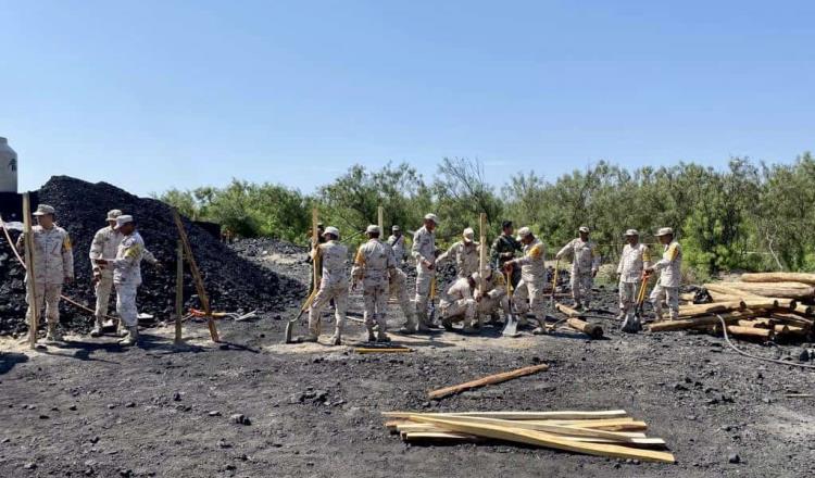 Ajustan 19 días derrumbe en la mina El Pinabete, en Coahuila