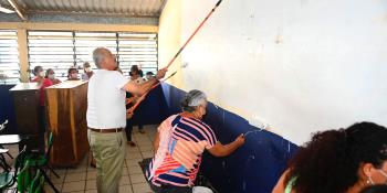 Participa CMMC en la jornada de limpieza de escuelas, previo al inicio del ciclo escolar