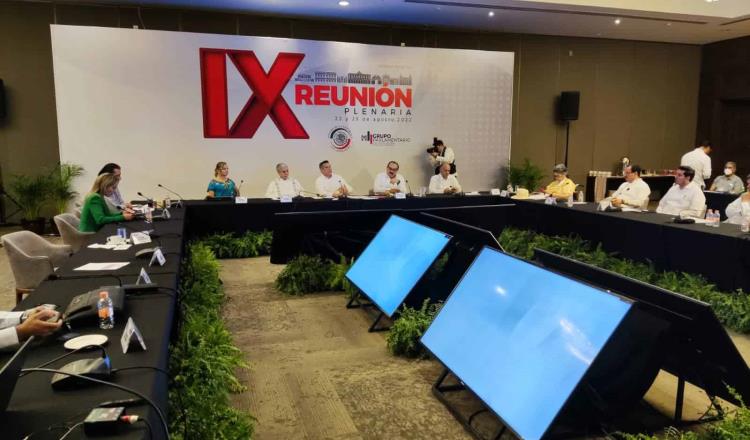 “Plantan” senadores priistas a Alejandro Moreno en plenaria del partido en Yucatán