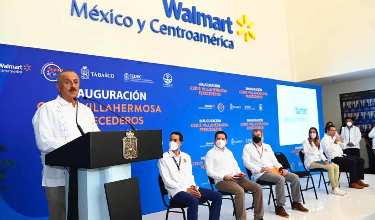 Tabasco confirma vocación logística con inauguración Cedis de Perecederos de Walmart