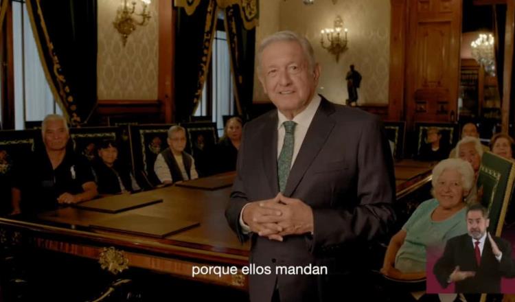 Publica Obrador primer mensaje previo a su Cuarto Informe de Gobierno