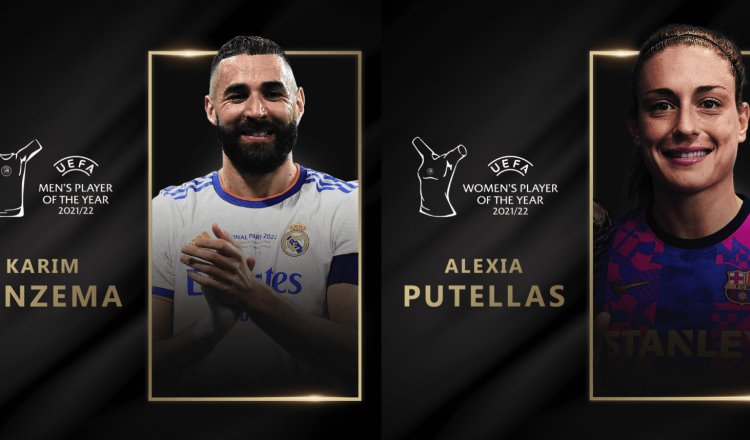Benzema y Putellas ganan el premio al Mejor Jugador de la UEFA