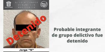 Detienen a "El Roca", presunto jefe del CJNG en Tenancingo, Edomex