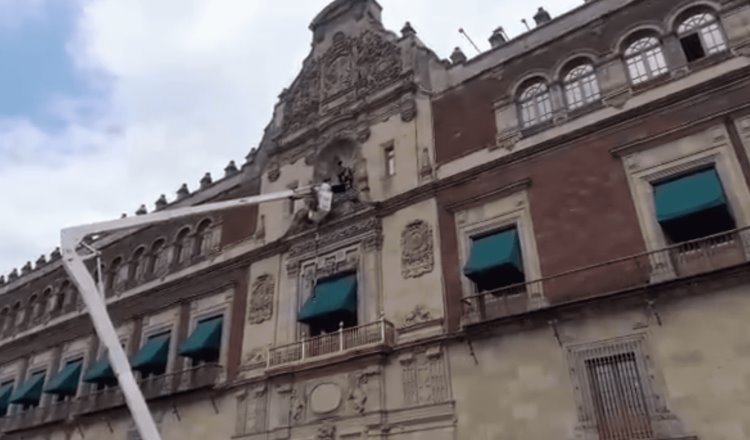 Alistan últimos detalles en Palacio Nacional para Grito del 15 de septiembre