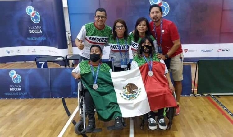 Mexicanos se lucen en Mundial de Boccia en Polonia