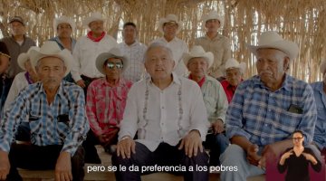 Afirma AMLO en nuevo spot que en México se atiende a todos, incluyendo a pueblos indígenas