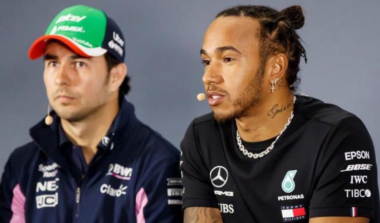 “Checo” Pérez y Hamilton critican a sus escuderías por mala estrategia