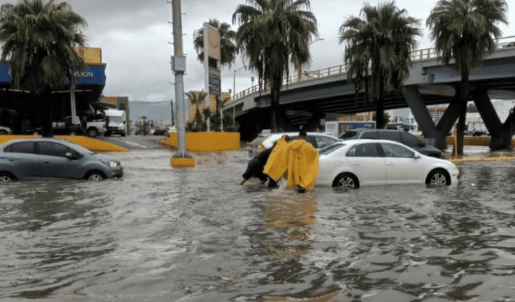 Fuertes lluvias provocan inundaciones en Torreón, Coahuila