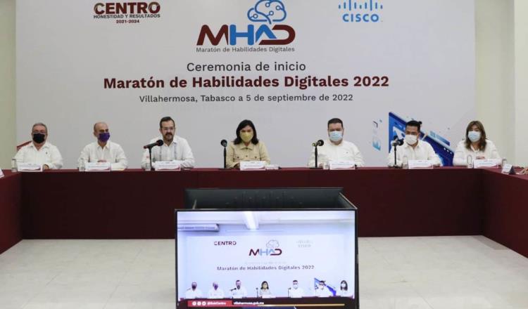 Inauguran Maratón de Habilidades Digitales 2022 en Centro