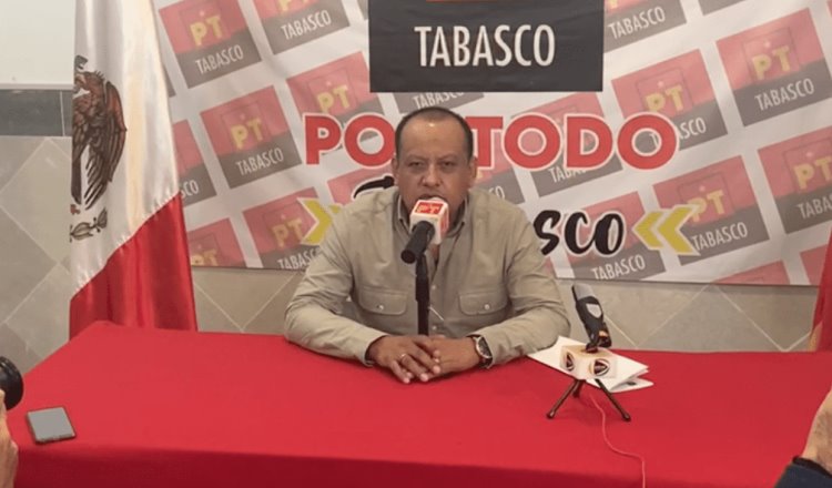 Alito está haciendo un muy buen trabajo, lleva al PRI a la desaparición: PT Tabasco