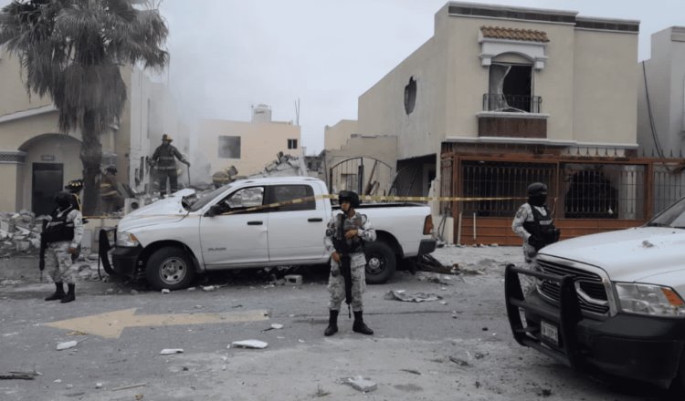 Mueren 3 elementos de la Fiscalía de Coahuila en explosión en Saltillo