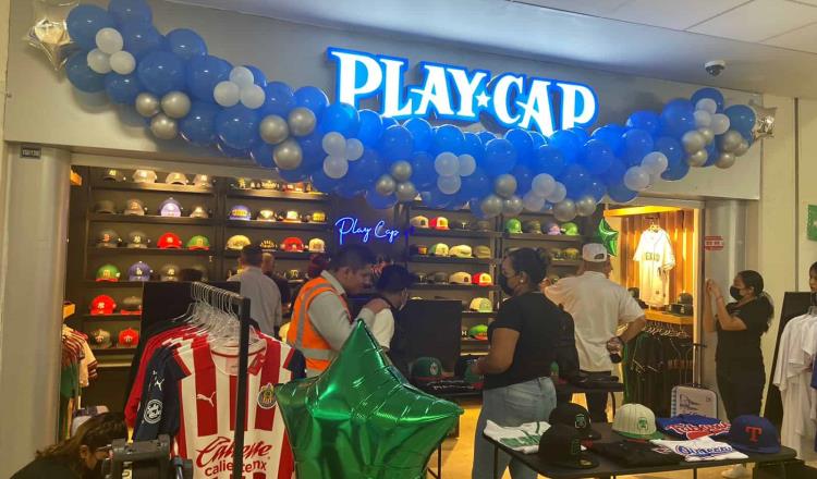 Inauguran tienda Play Cap en el Aeropuerto de Villahermosa; ofrecerá souvenirs deportivos
