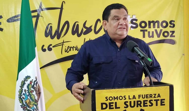 Alianza PRD-PRI sigue firme en Tabasco, pese a escenario nacional: Javier Cabrera