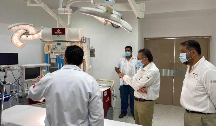 Realiza ORO gira por Tabasco; supervisa hospitales de Pemex