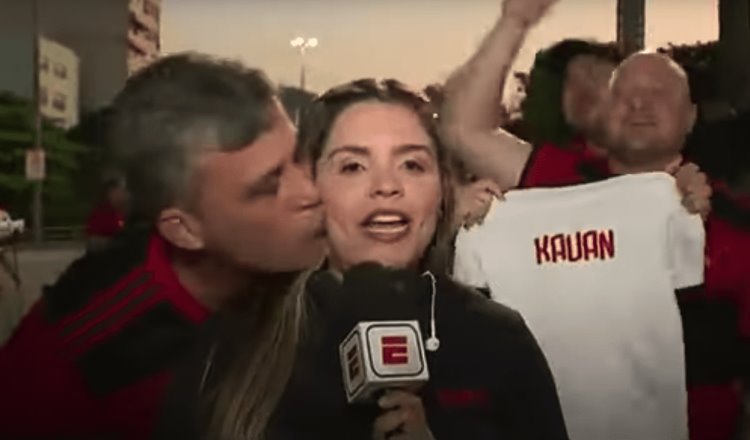 Dan prisión preventiva a aficionado del Flamengo por acoso a reportera