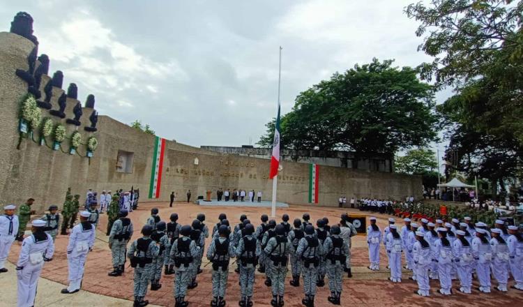 Conmemoran en Tabasco el 175 Aniversario de la Gesta Heroica de los Niños Héroes