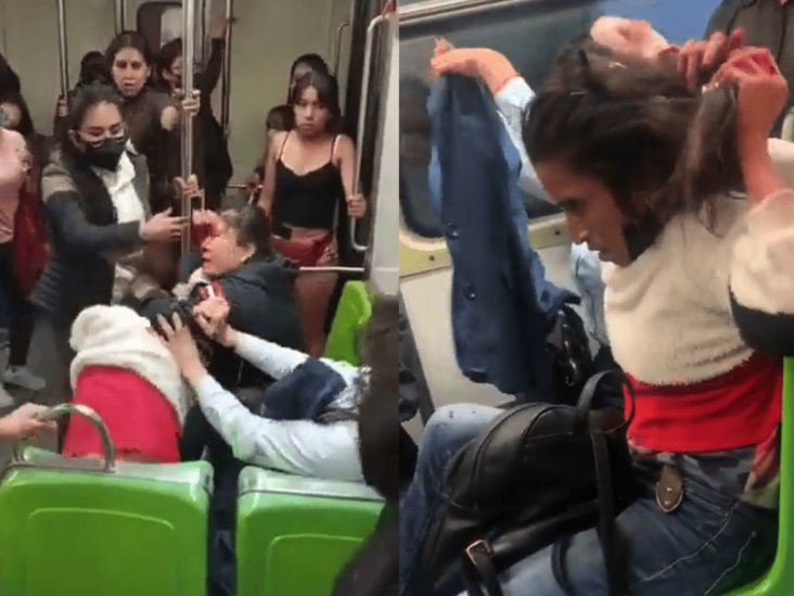 Pelea En El Metro Mujeres Terminan Ensangrentadas 