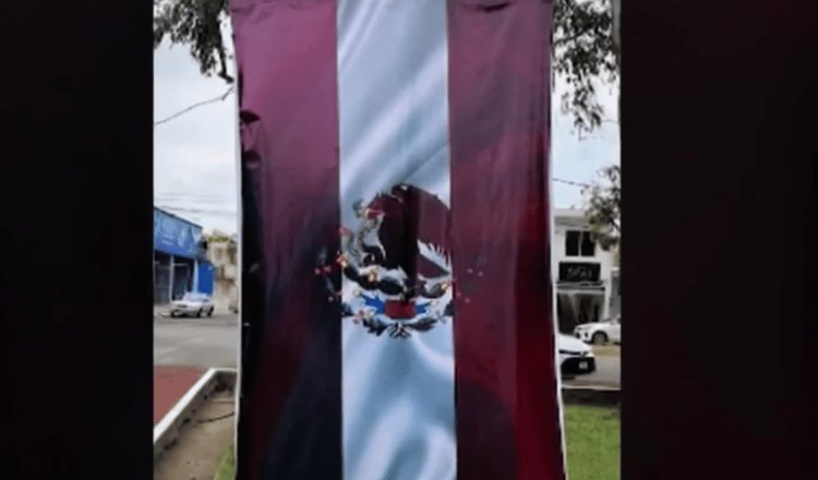 Cambia Gobierno de Nayarit colores de la Bandera de México por los de Morena; gobernador pide disculpas