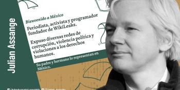 Califica Adán Augusto López como un "gesto de soberanía" que AMLO reciba a familiares de Julian Assange