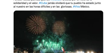 Cuba felicita a México por aniversario de su Independencia