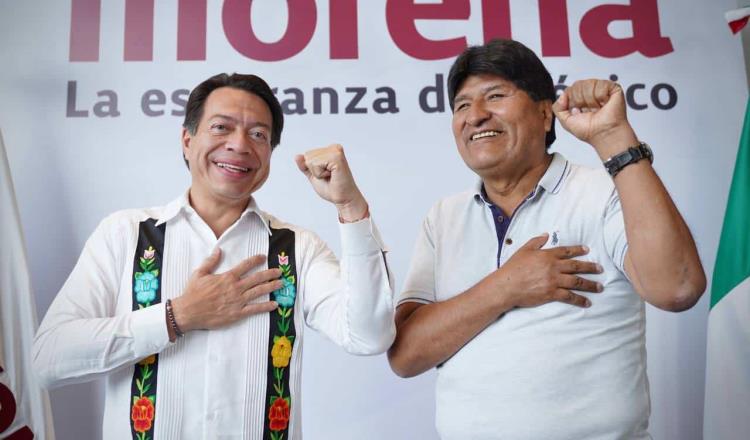 Mario Delgado se reúne con Evo Morales y Pepe Mujica