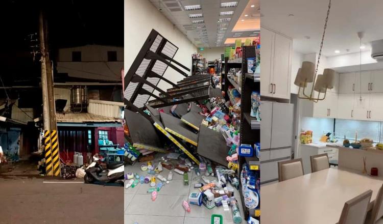 Sacude a Taiwán sismo de magnitud 6.6
