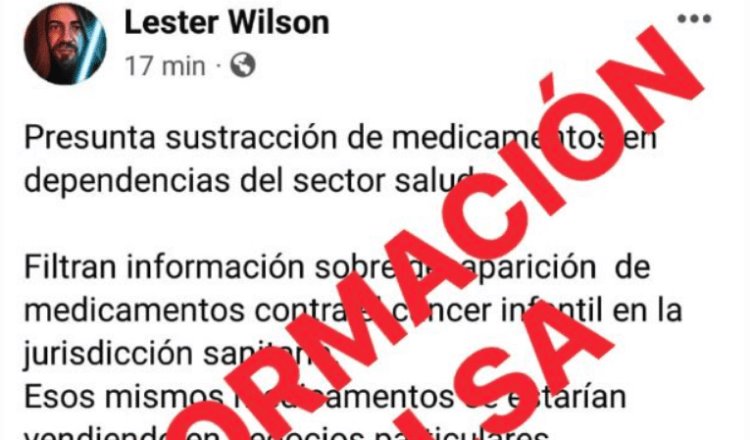 Desmiente Salud presunta desaparición de medicamentos oncológicos en Tabasco