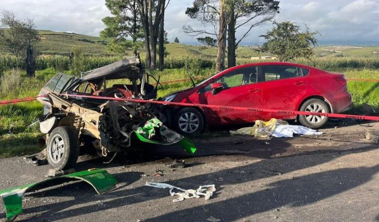 Choque de 3 autos en la Toluca-Zitácuaro deja 4 muertos