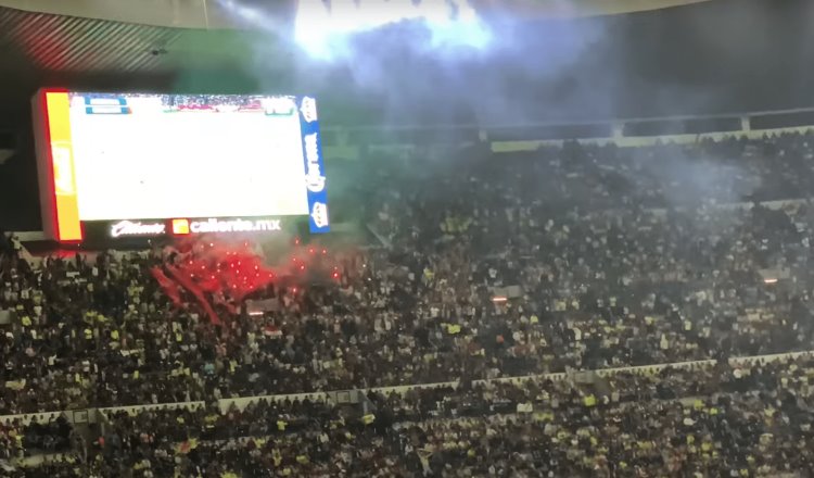 Desalojan a 37 aficionados por disturbios en Estadio Azteca
