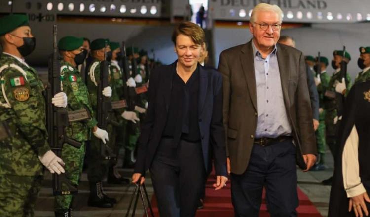 Frank-Walter Steinmeier, presidente de Alemania, llega a México; se reúne con AMLO y parte de su gabinete