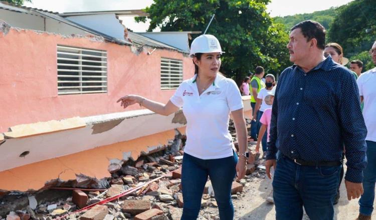Anuncia gobernadora de Colima que Federación otorgará beneficio directo a afectados por sismo