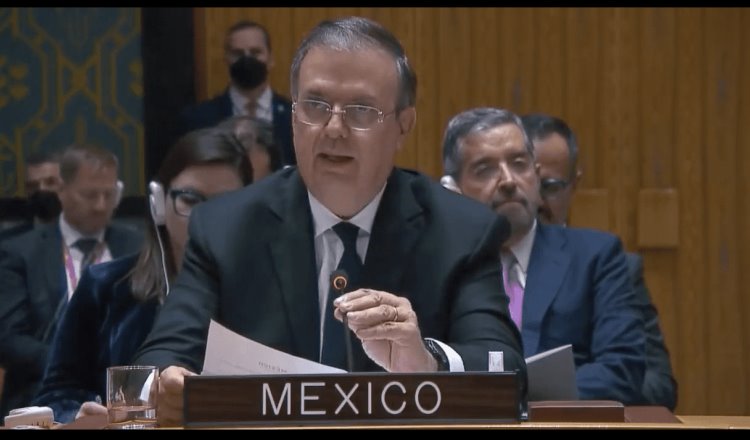 Ebrard presenta en la ONU plan de AMLO para la paz entre Rusia y Ucrania