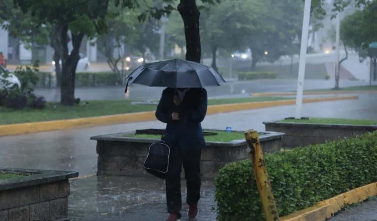 Seguirán lluvias, prevé Conagua hasta 75 mm para este domingo en Tabasco